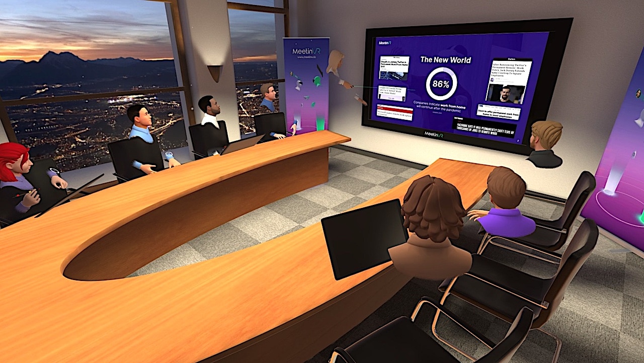 MeetinVR réunion en réalité virtuelle Quest