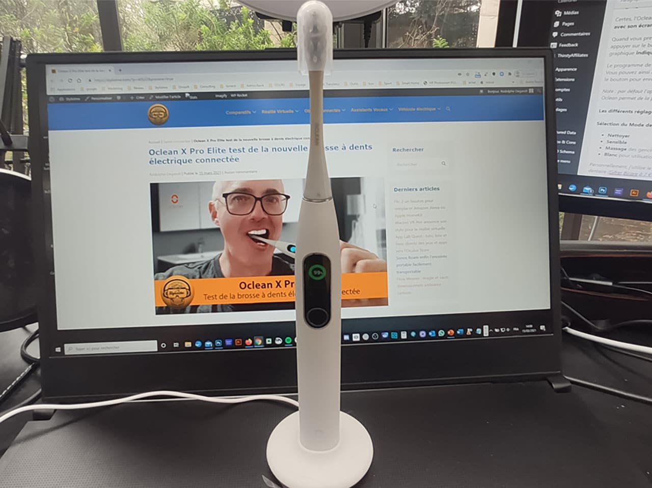 O Clean X Pro Elite recharge autonomie