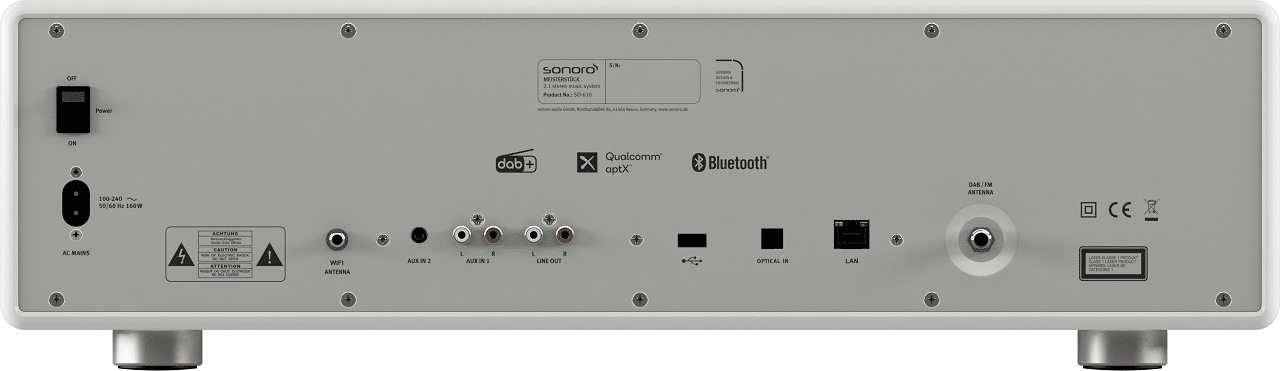 sonoro MEISTERSTÜCK connectique