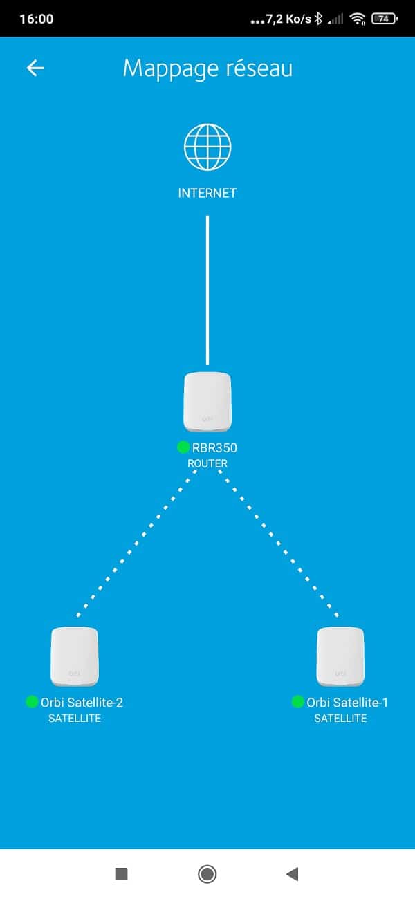 App Orbi maillage Wi-Fi 6