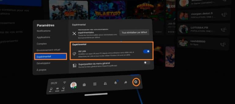 Oculus Air Link : Quest 2 connecté sans fil à votre PC [Tuto]
