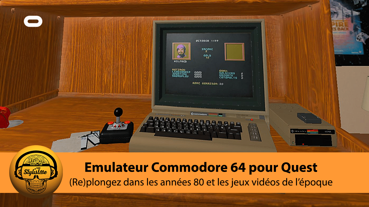 Emulateur Commodore 64 Oculus Quest