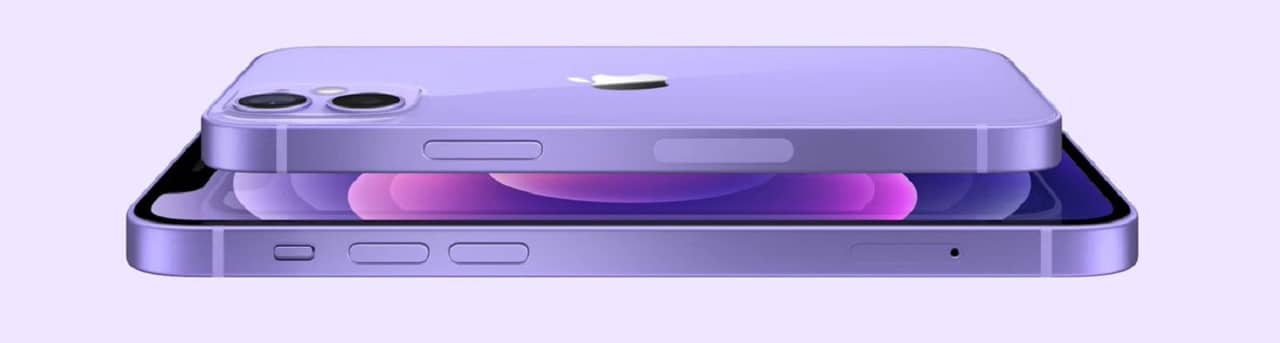 IPhone 12 violet printemps 2021