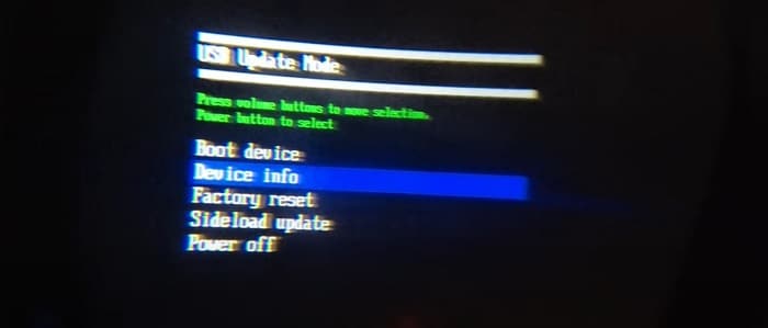 Oculus Quest 2 USB Update Mode