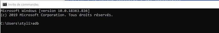 Ouvrir ADB sur PC