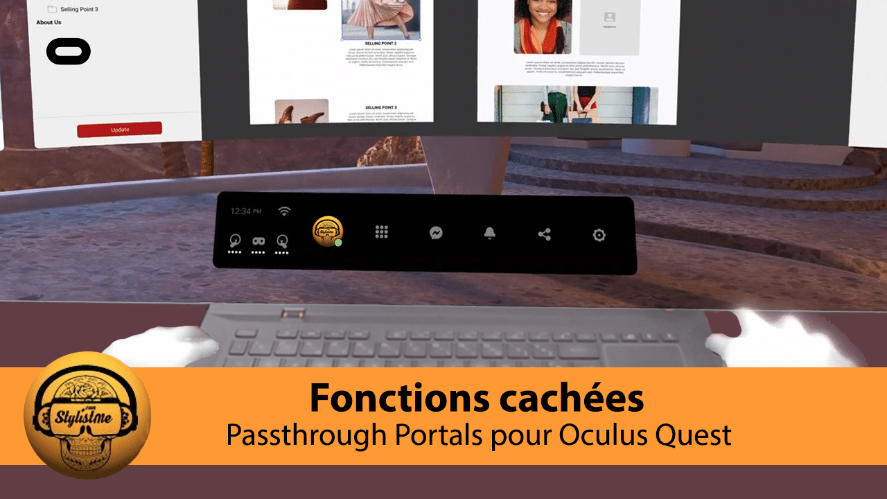 Passthrough portals Oculus Quest tuto