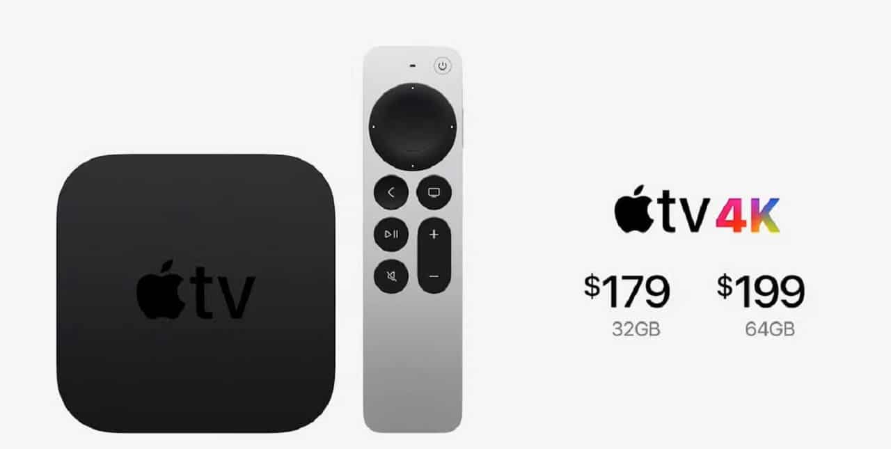 Prix Apple tv4K