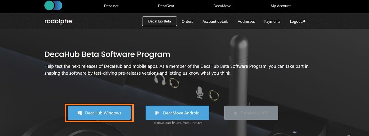 Télécharger DecaHub PC Windows pour App DecaMove