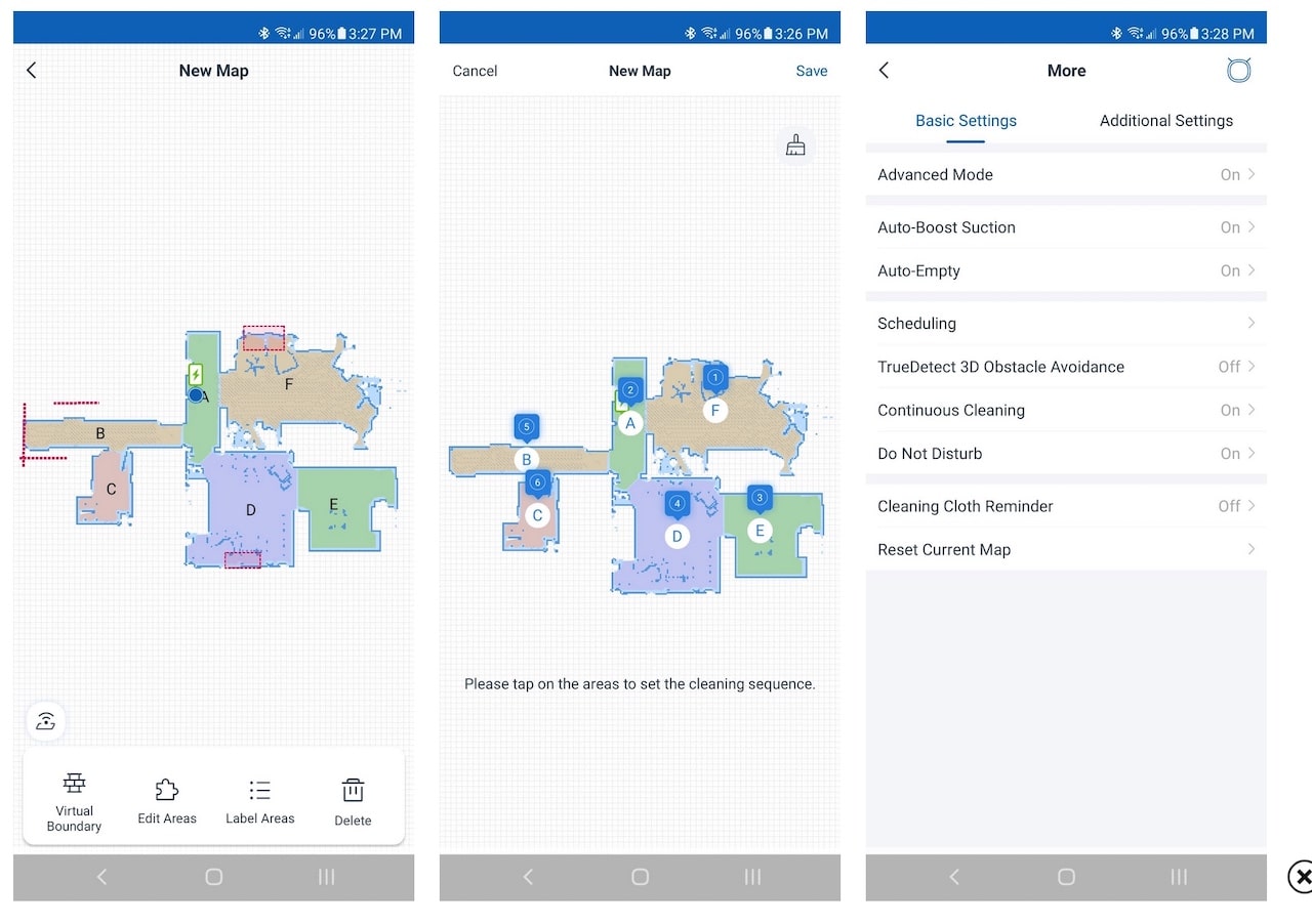 cartographie Deebot N8 Pro plus