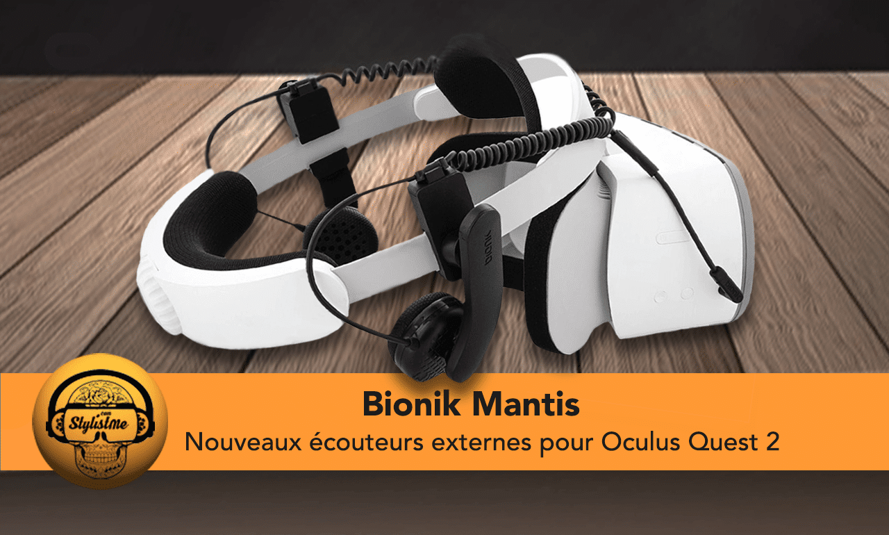 Bionik Mantis VR écouteurs et interface faciale pour l’Oculus Quest 2