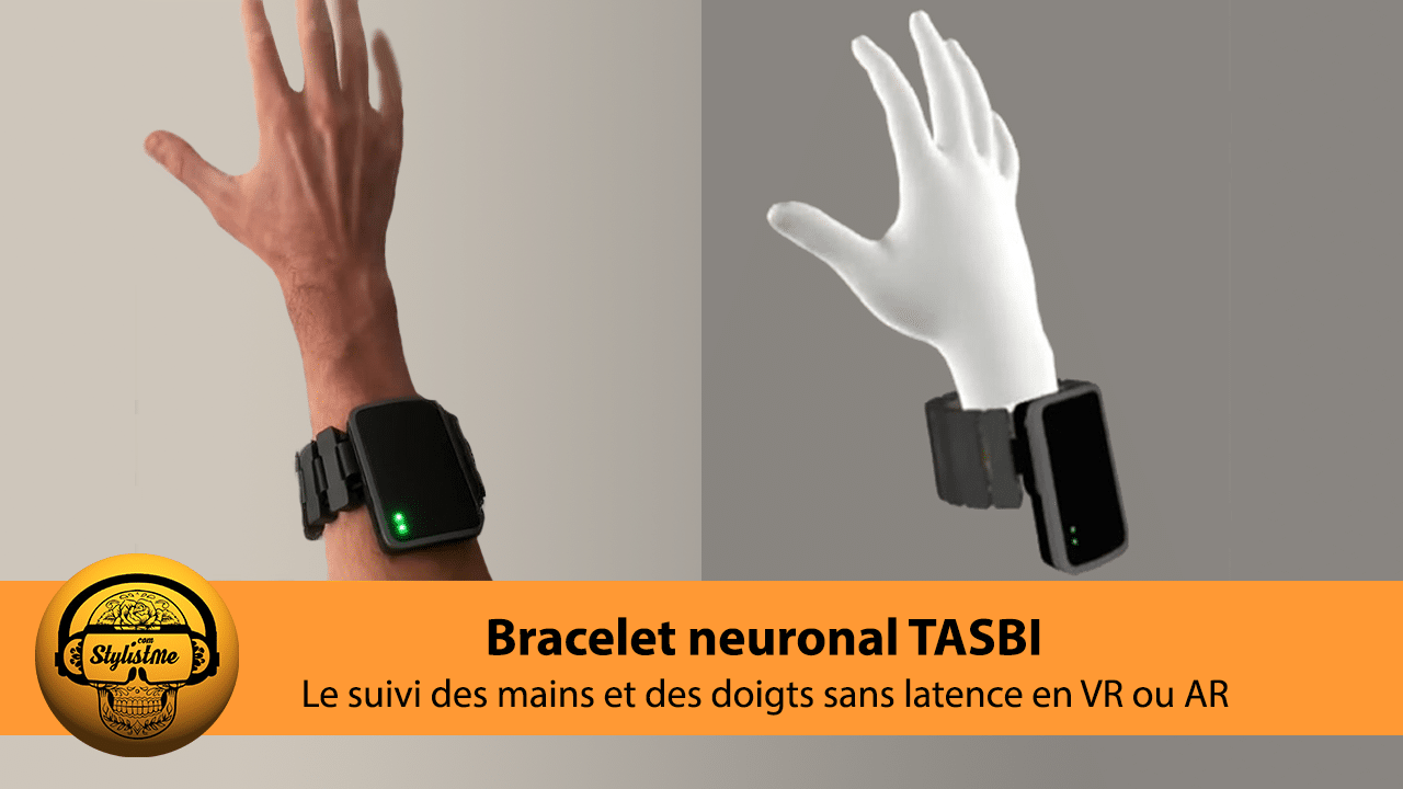 Bracelet neuronal Tasbi Facebook Oculus suivi des mains