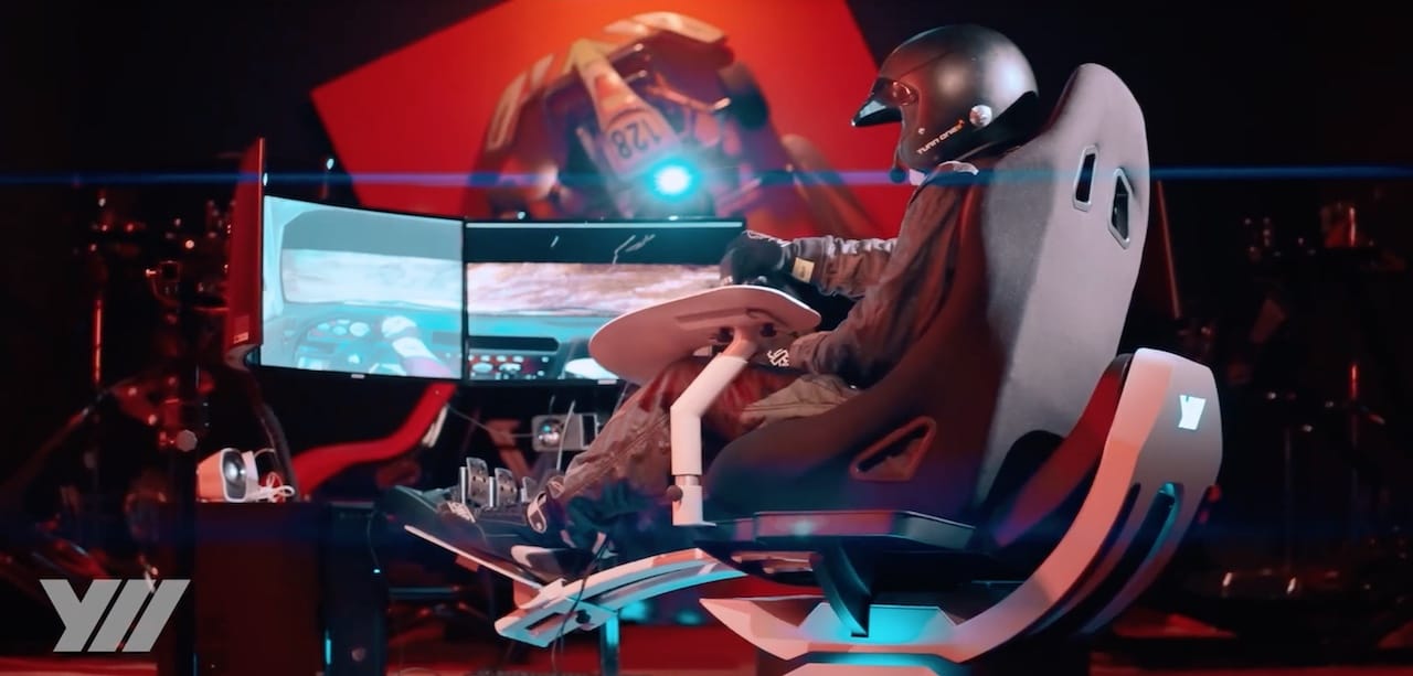 Fauteuil simulateur course Yaw2