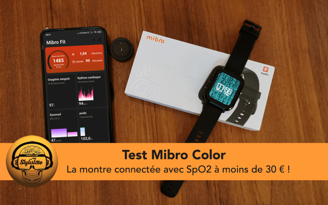 Mibro Color la montre connectée avec SpO2 à moins de 30 €
