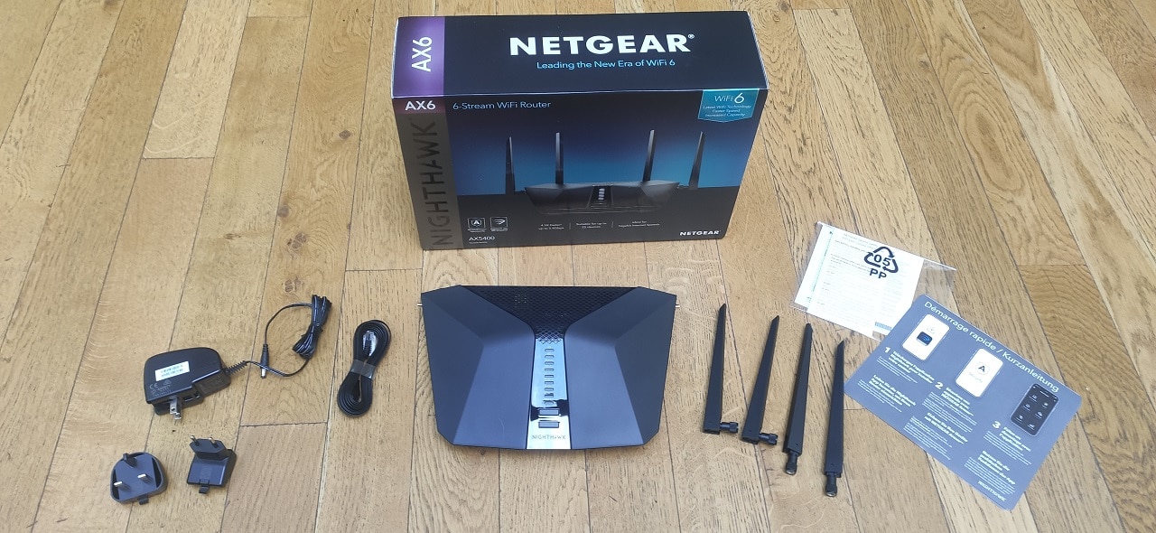Nighthawk AX6 RX50 unboxing