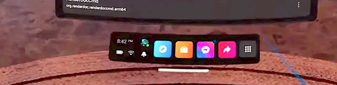 Nouveau menu Oculus Quest Android