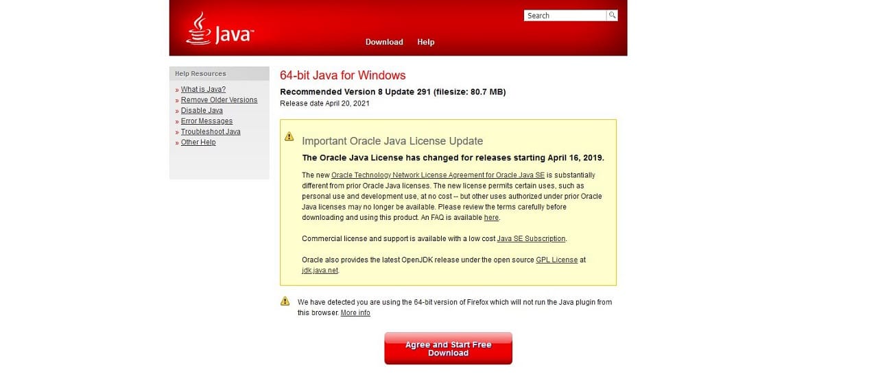 Télécharger Java