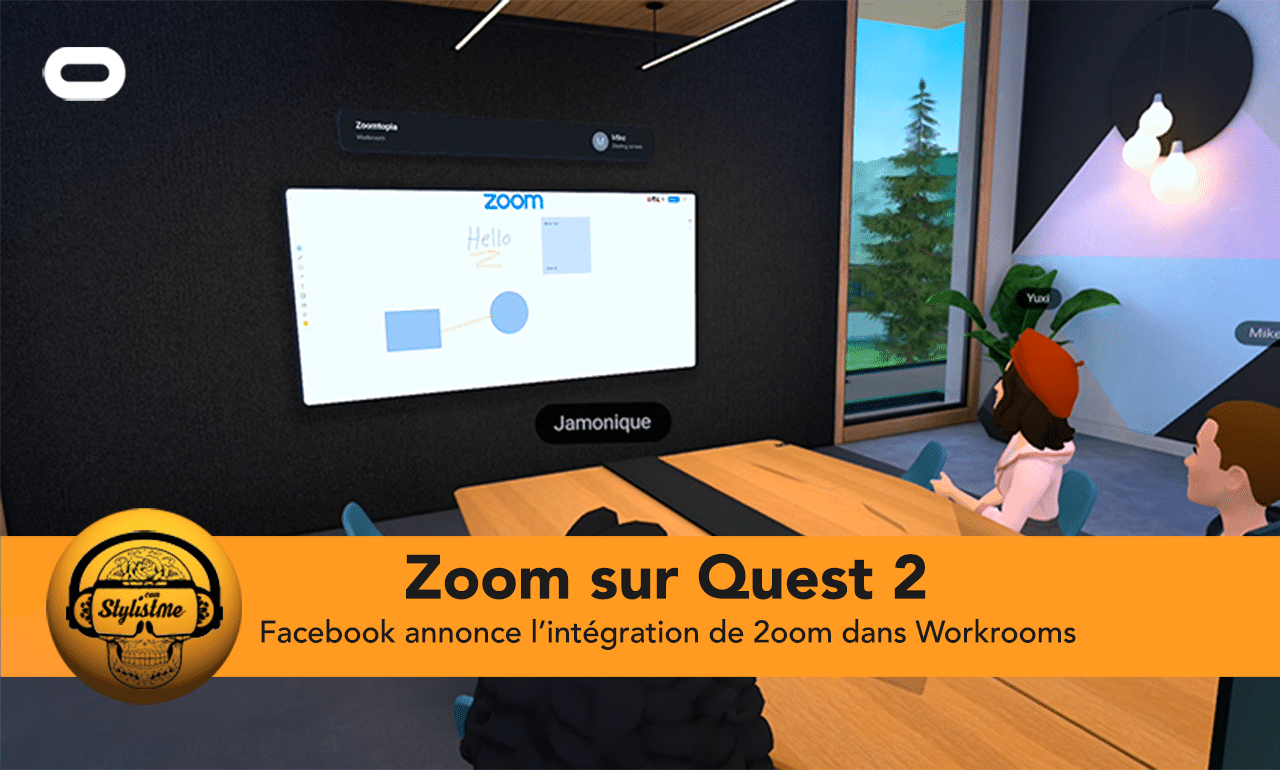 Zoom intègre l’univers de la réalité virtuelle sur Oculus Quest