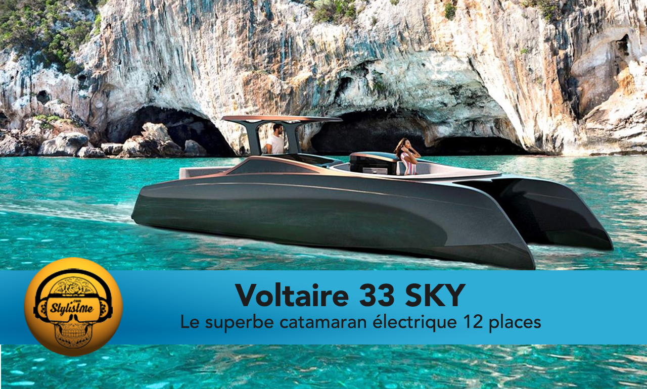 Voltaire 33 SKY bateau électrique