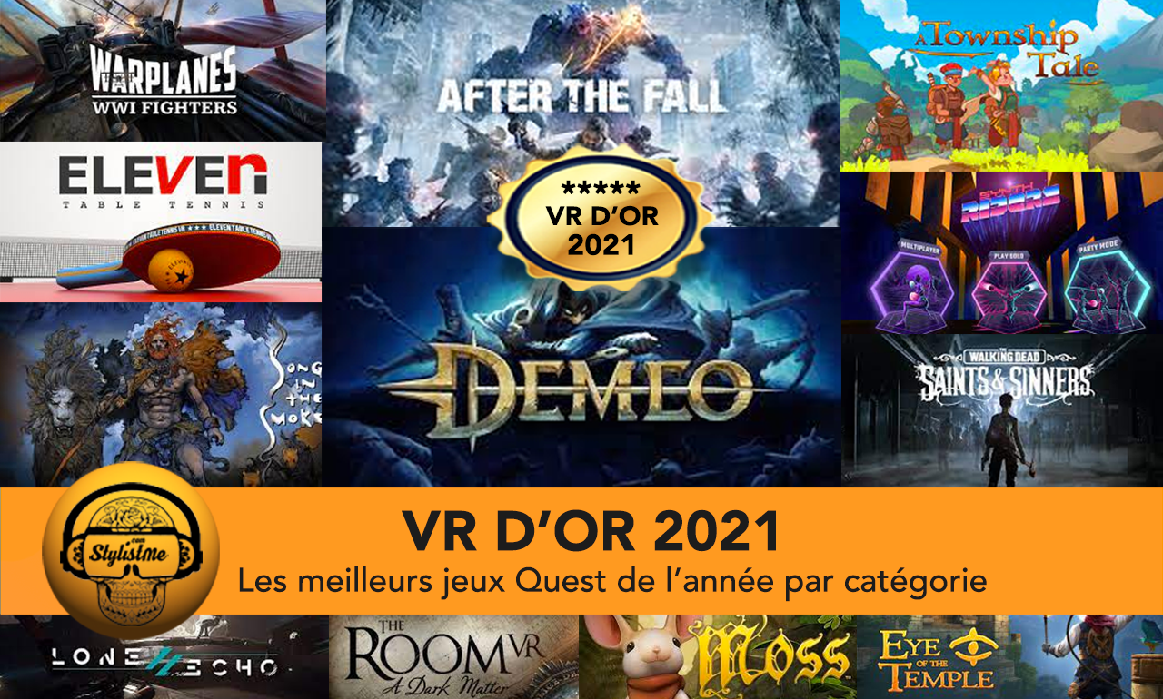 VR D'OR 2021 meilleurs jeux Quest