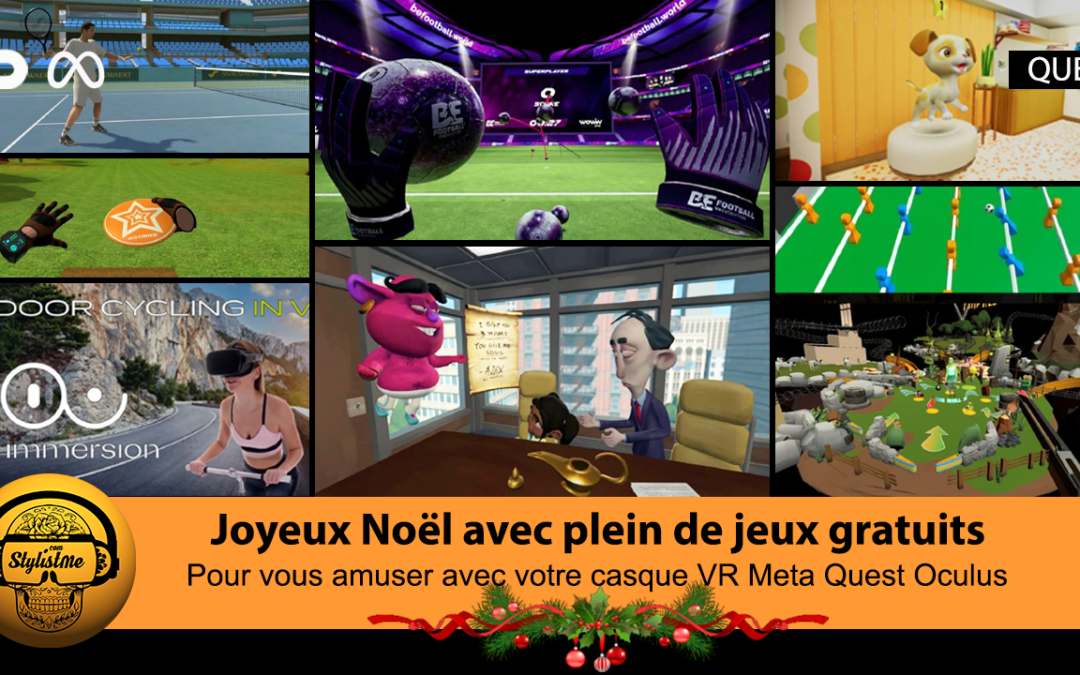 Jeux gratuits Meta Quest gratuits pour un joyeux Noël 2021 en réalité virtuelle