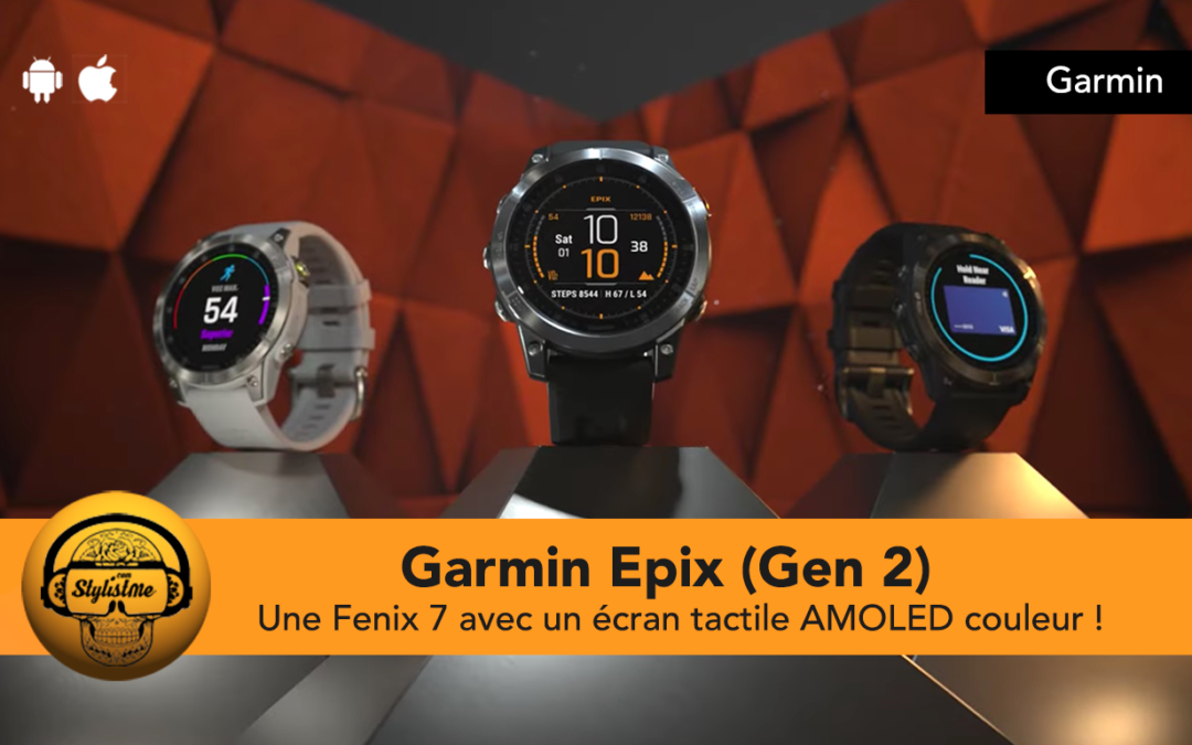 Garmin Epix 2 montre connectée avec superbe écran AMOLED couleur
