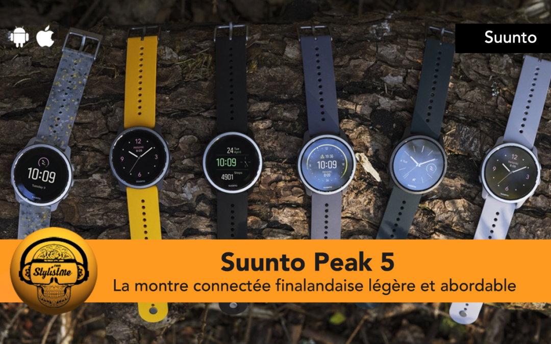 Suunto Peak 5 une montre connectée légère, complète et abordable