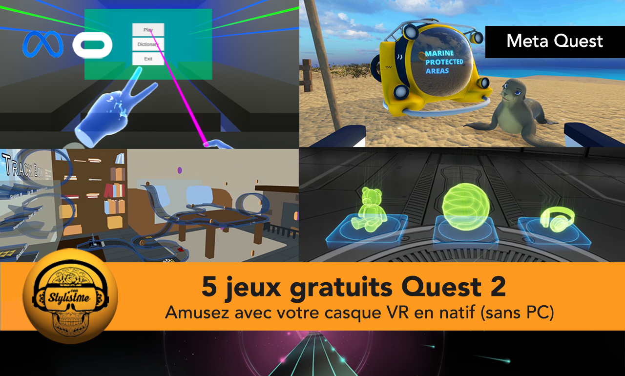 Jeux gratuits Meta Quest janvier 2022 en natif (sans PC)