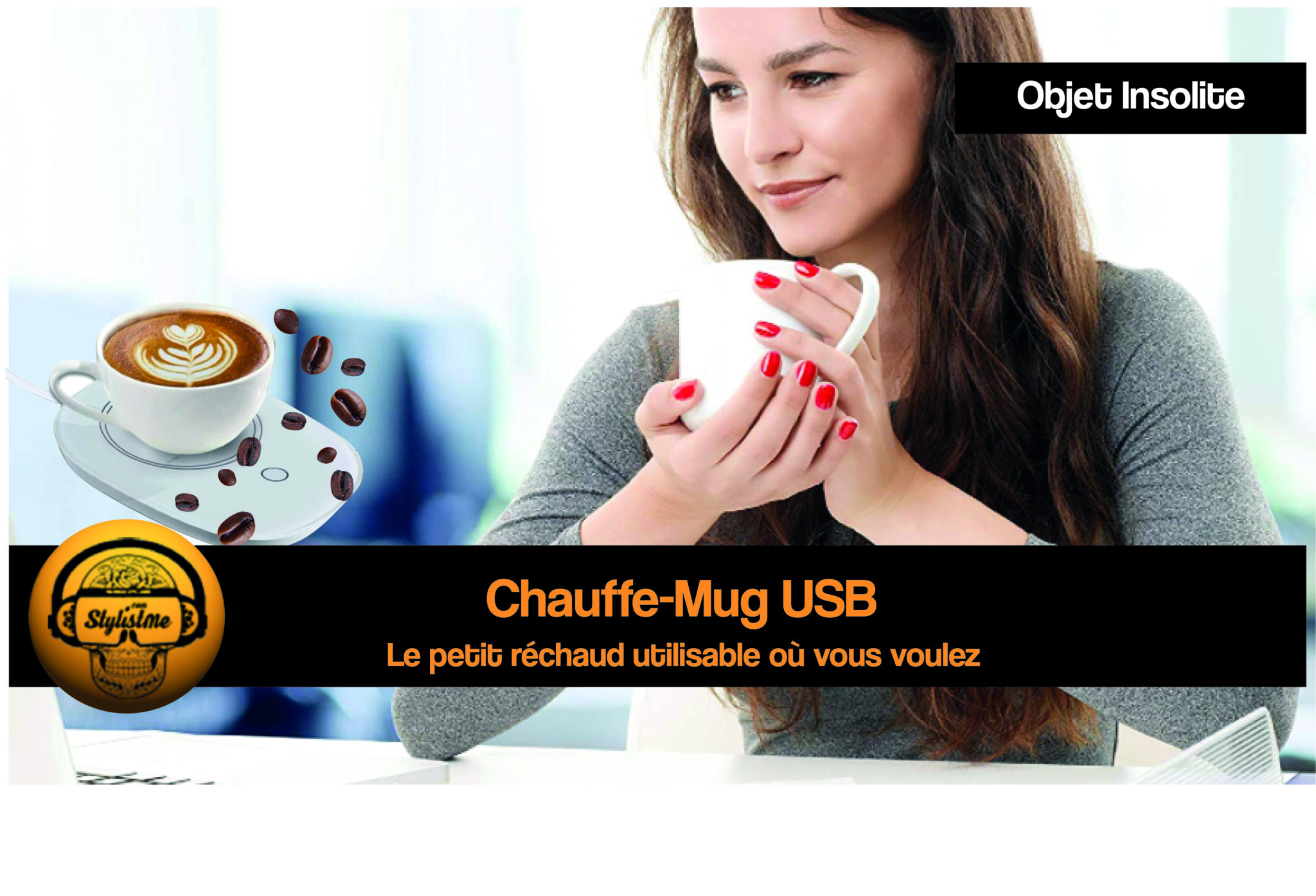 Chauffe-Mug USB : Chaud Chaud Chaud Cacao