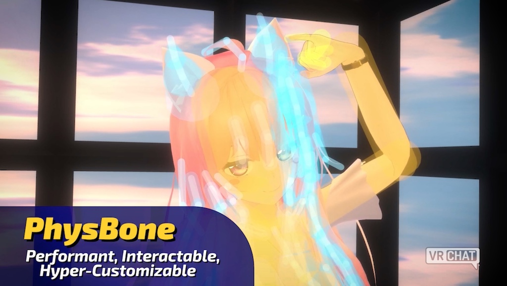 PhysBones VRChat sur Meta Quest