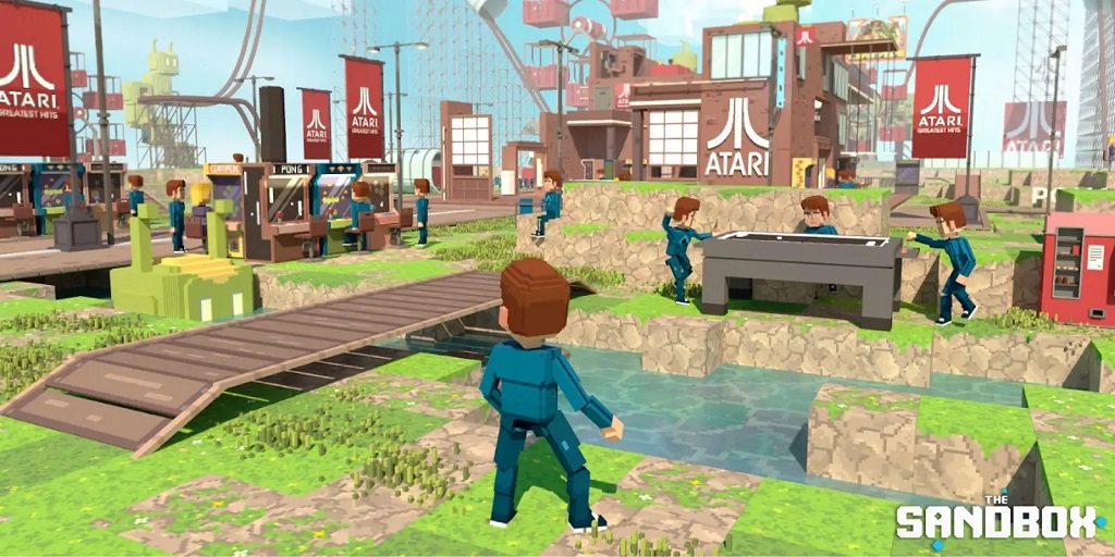 Atari retro gaming dans The Sandbox Atari retro gaming dans The Sandbox