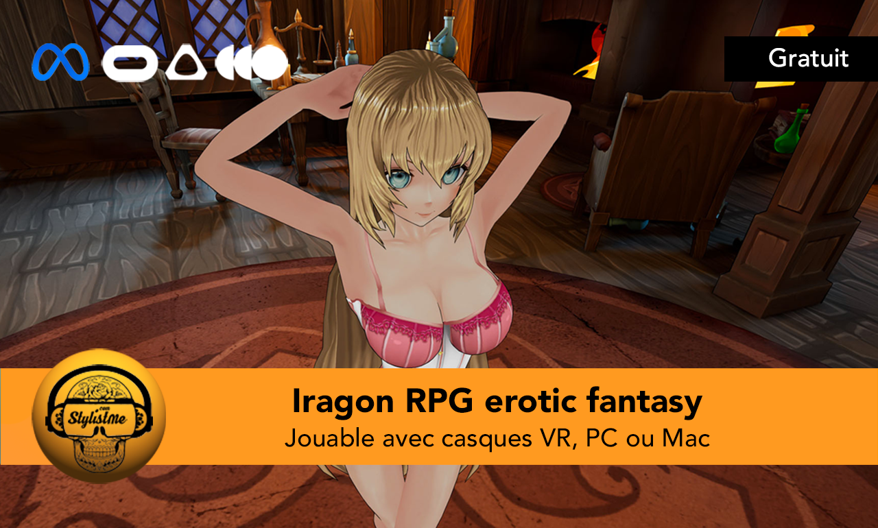 Iragon : RPG anime érotique en réalité virtuelle, PC ou Mac (gratuit)