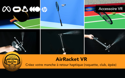 AirRacket raquette à retour haptique pour jeux en réalité virtuelle