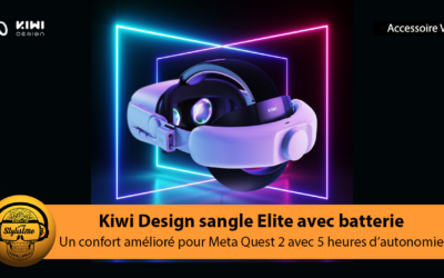 Kiwi Design sangle avec batterie rechargeable amovible Quest 2