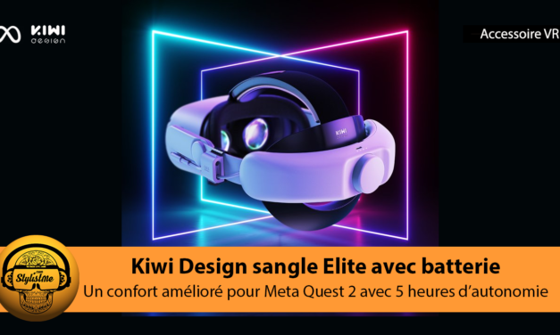 Kiwi Design sangle avec batterie rechargeable amovible Quest 2