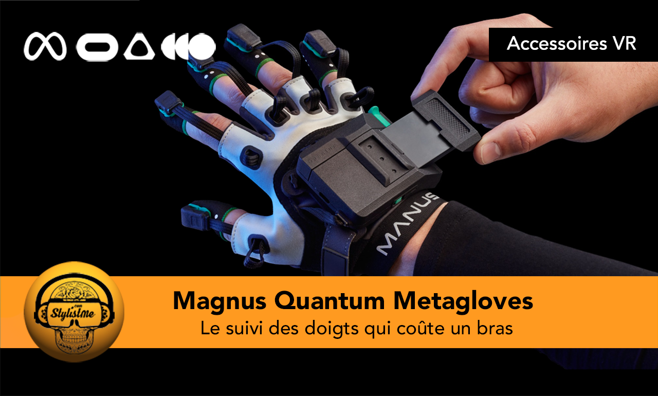 Manus Quantum Metagloves Suivi Des Doigts Haut De Gamme En VR