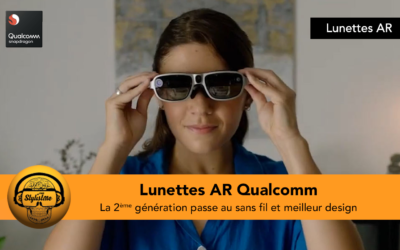 Qualcomm lunettes AR streaming Wi-Fi 6 et suivi des mains