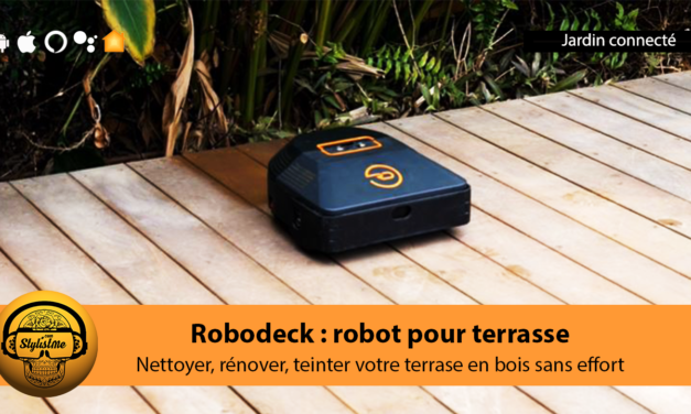 RoboDeck le robot connecté pour entretenir votre terrasse