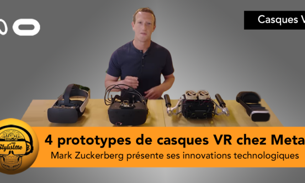 4 prototypes de casque VR dévoilés en vidéo par Mark Zuckerberg