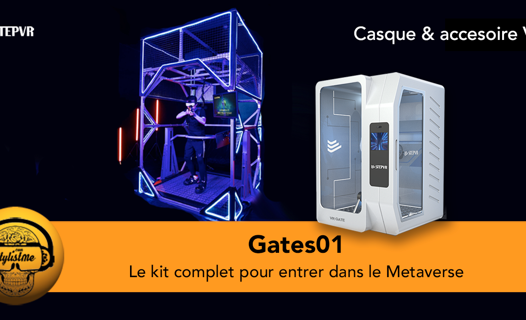 Gates01 le kit casque VR, tapis omnidirectionnel et veste haptique