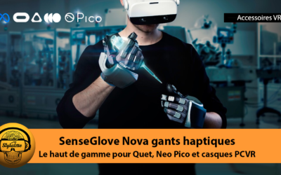 SenseGlove Nova gants haptiques haut de gamme Quest, Neo Pico natifs et PCVR