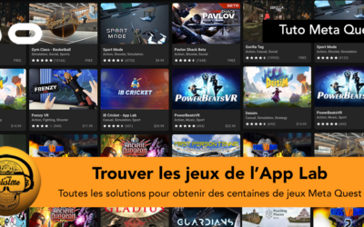 Comment trouver les jeux de l’App Lab pour Meta Quest (tuto)