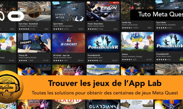 Comment trouver les jeux de l’App Lab pour Meta Quest (tuto)