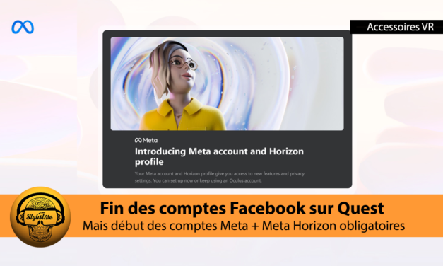 Compte Meta Quest obligatoire et fin des comptes Facebook