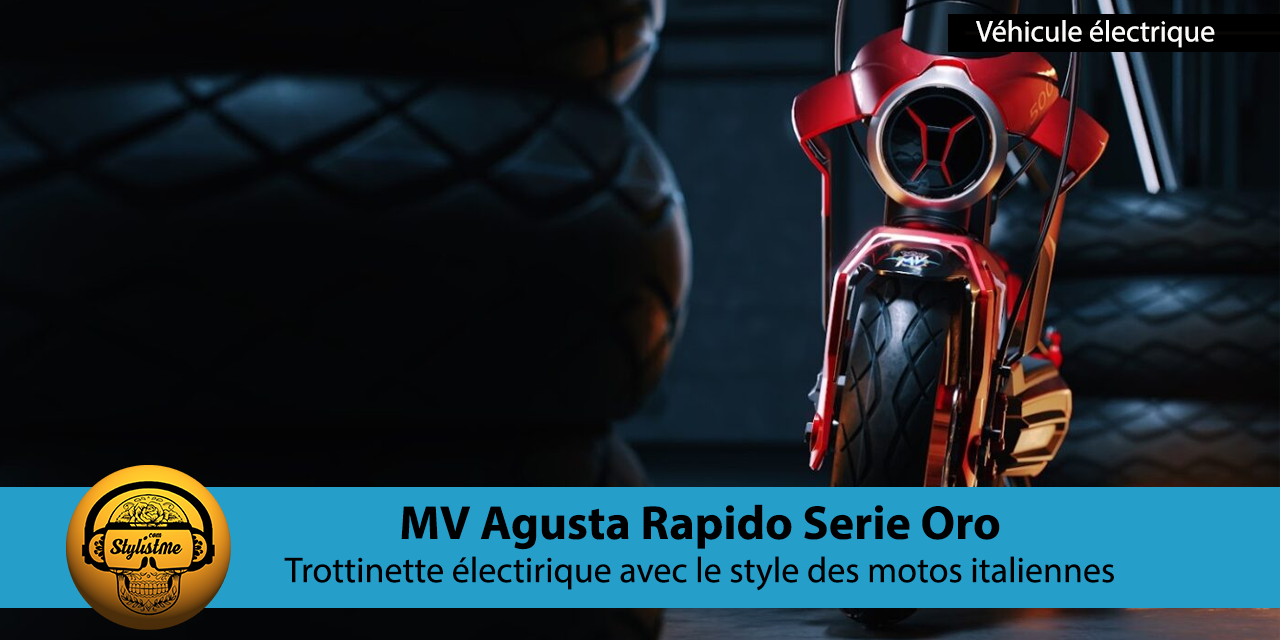 MV Agusta Rapido Serie Oro trottinette classe italienne