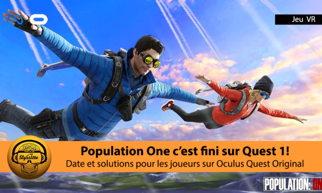 Population One ne fonctionnera plus en octobre 2022 sur Quest 1