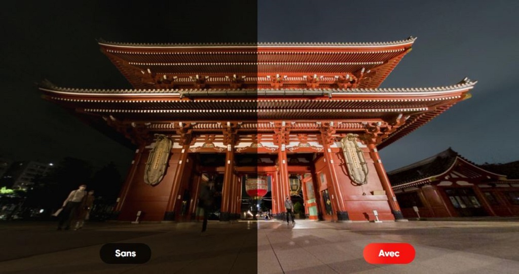 Prise de vue à faible luminosité améliorée