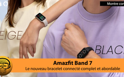Amazfit Band 7 bracelet connecté façon Xiaomi Mi Band 7 Pro