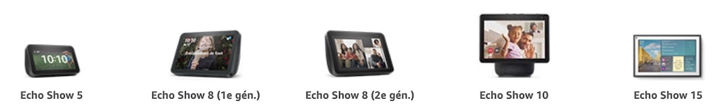 Gamme Amazon Echo Show