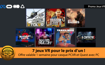 Promo 7 jeux VR jouables sur PCVR et Quest pour seulement 19,5 €