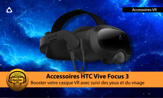 Accessoires HTC Vive Focus 3 : modules suivi des yeux et du visage